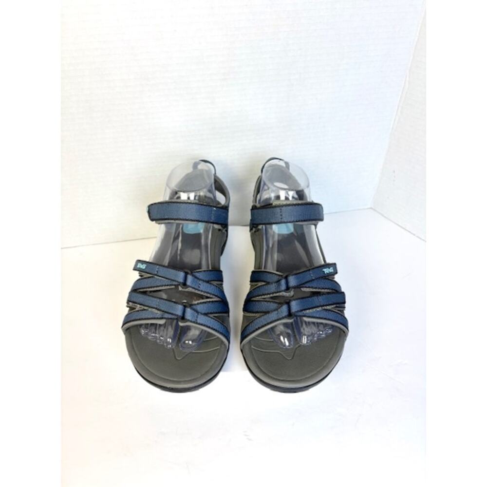 Teva Tirra Sandals Womens 9 Blue Gray Hiking Sport Outdoor Strappy Comfort Shoes - Picture 4 of 11